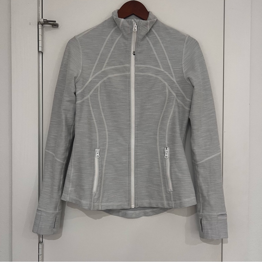 Lululemon Define Full Zip Jacket Heathered Grey